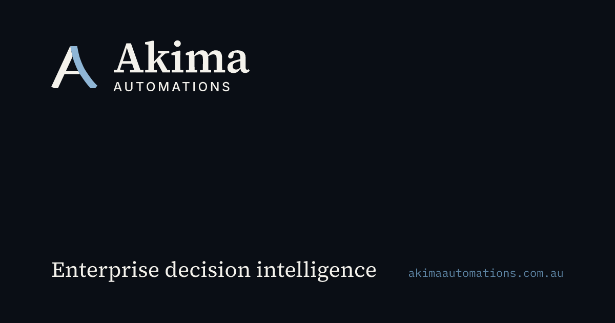 Akima Automations | Enterprise Decision Intelligence